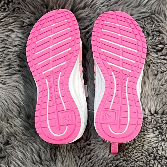 Reebok | Girl's Road Supreme ALT Running Shoe | Pink & White | Size 13 - Picture 5 of 5